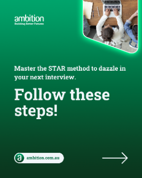 The front page of "Master the STAR method to dazzle in your next interview" on a green background.