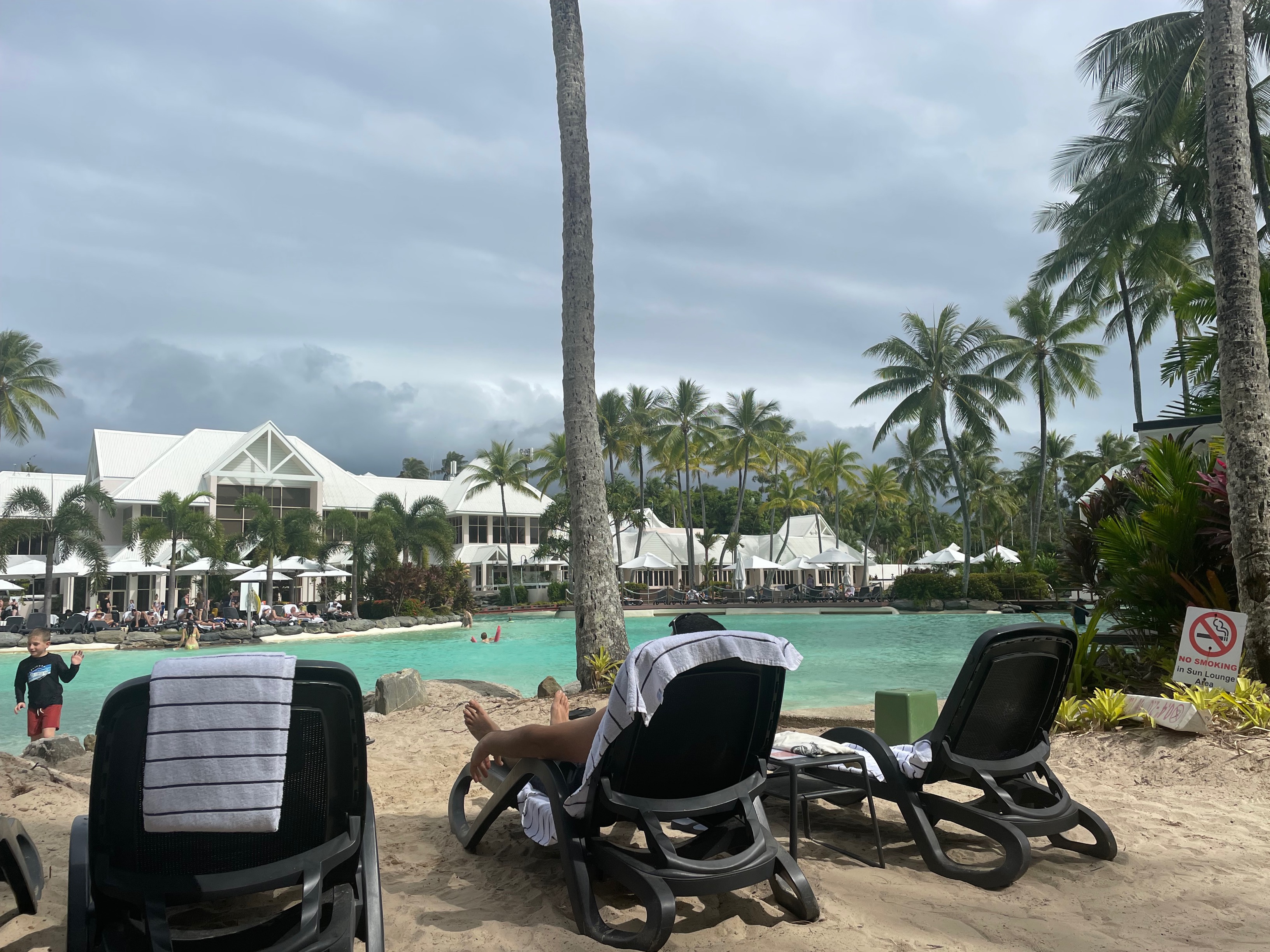 Hotel pool view