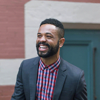 Man smiling