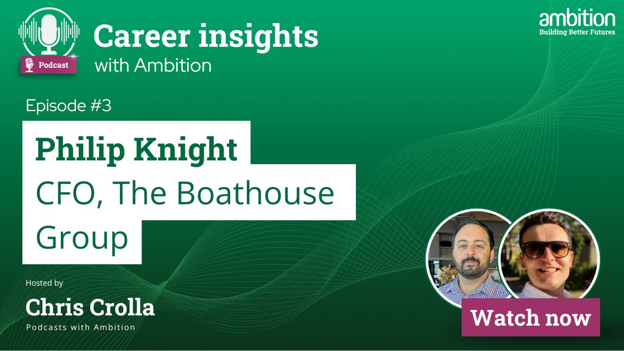 Career Insights with Ambition Episode 3 Philip Knight “I am the product of the sum of my mistakes”