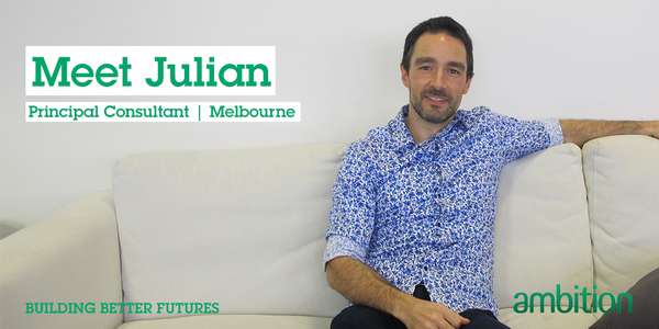 Meet Julian Soames - Celebrating his 8th Year with Ambition